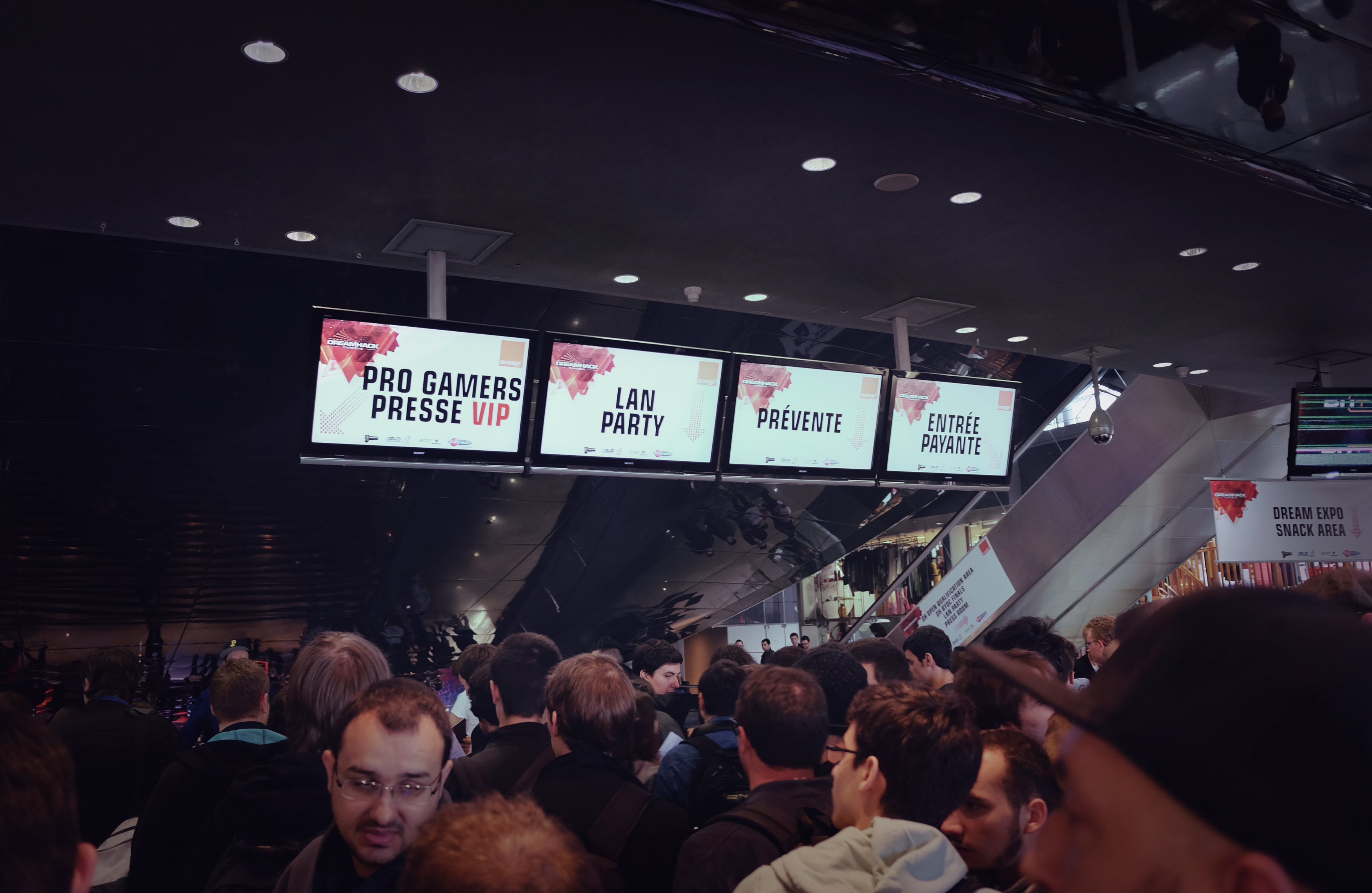 l'arrivée dans la place !